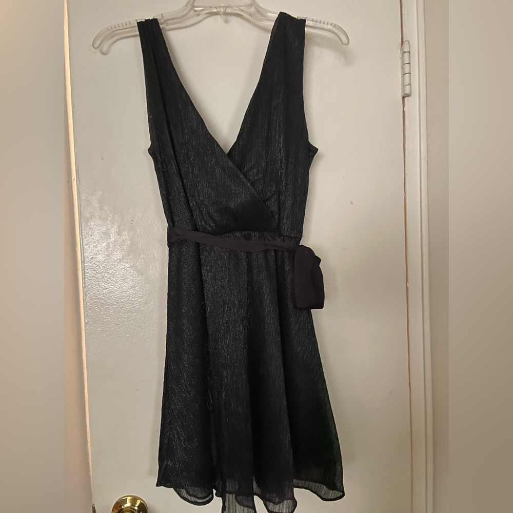 Banana Republic Black Shimmer Mini Dress
